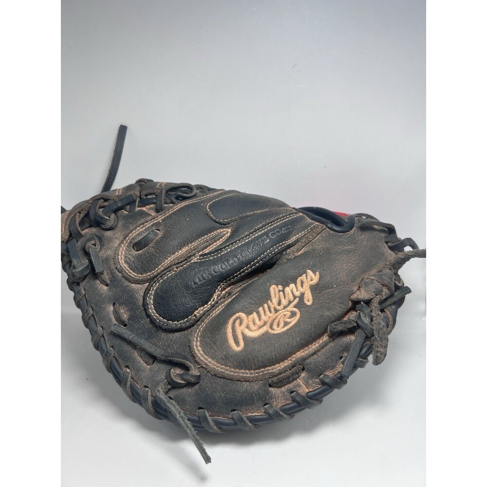 Rawlings Renegade Catchers Mitt Glove 32.5" RCM325BB RHT Black BROKEN IN